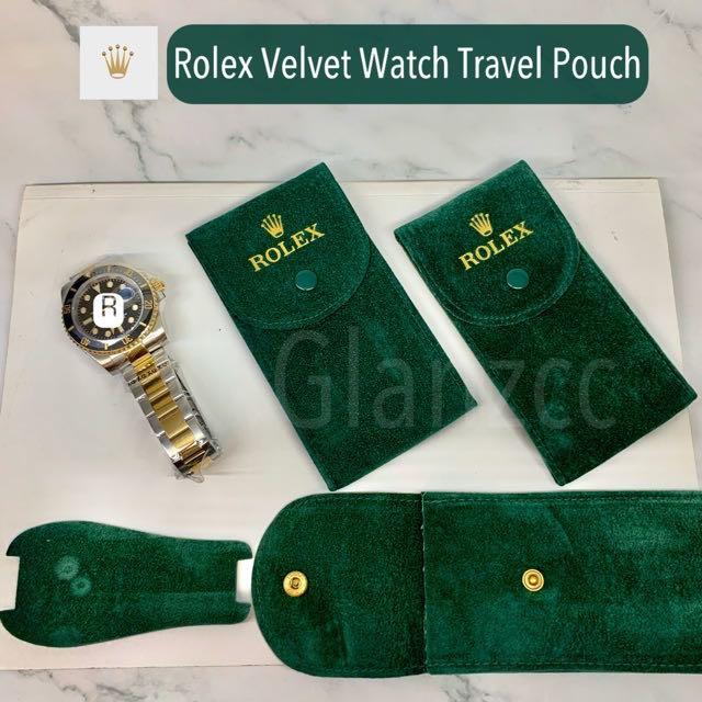 Rolex Velvet Watch Travel Pouches Advanced Cloth