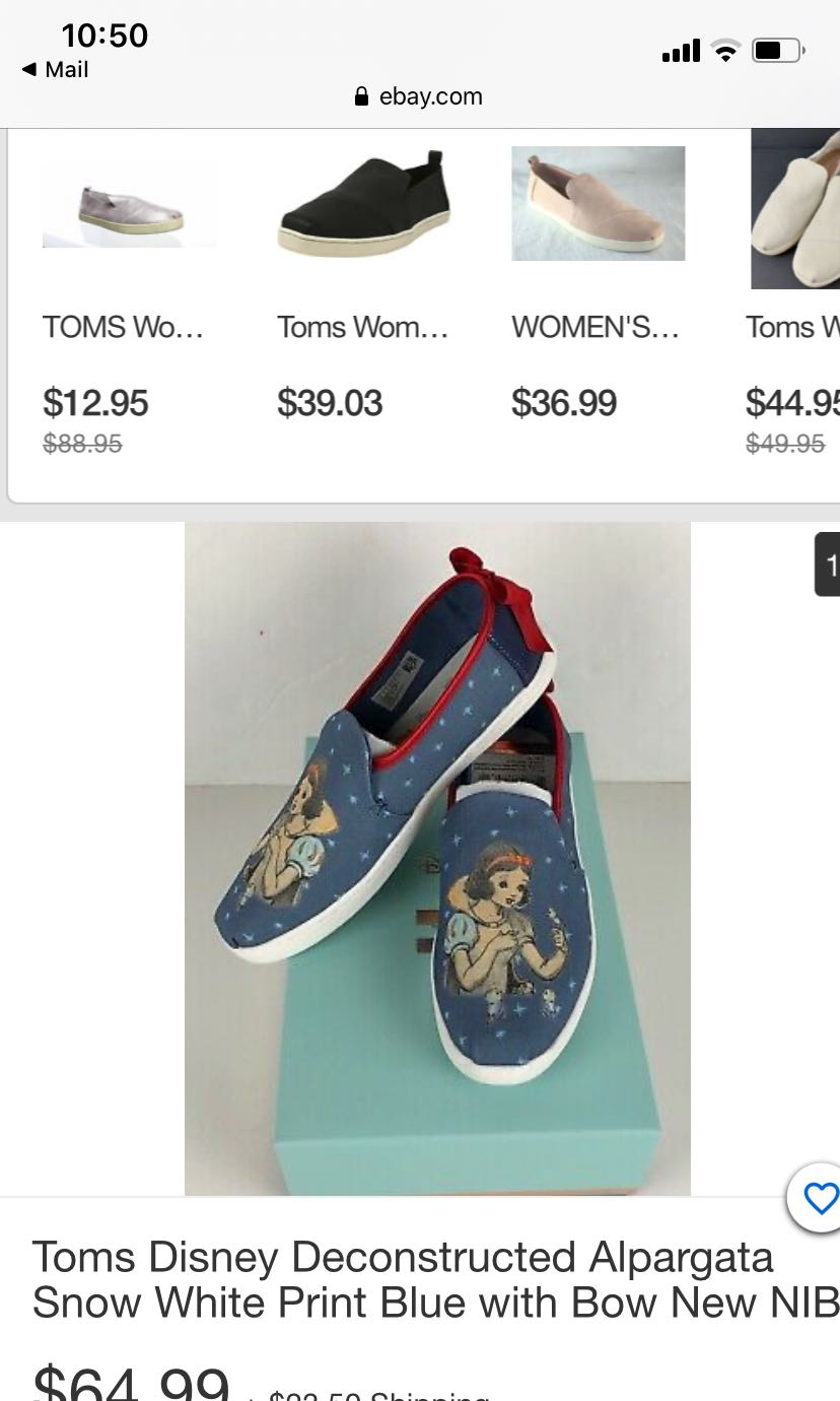 Snow white toms online