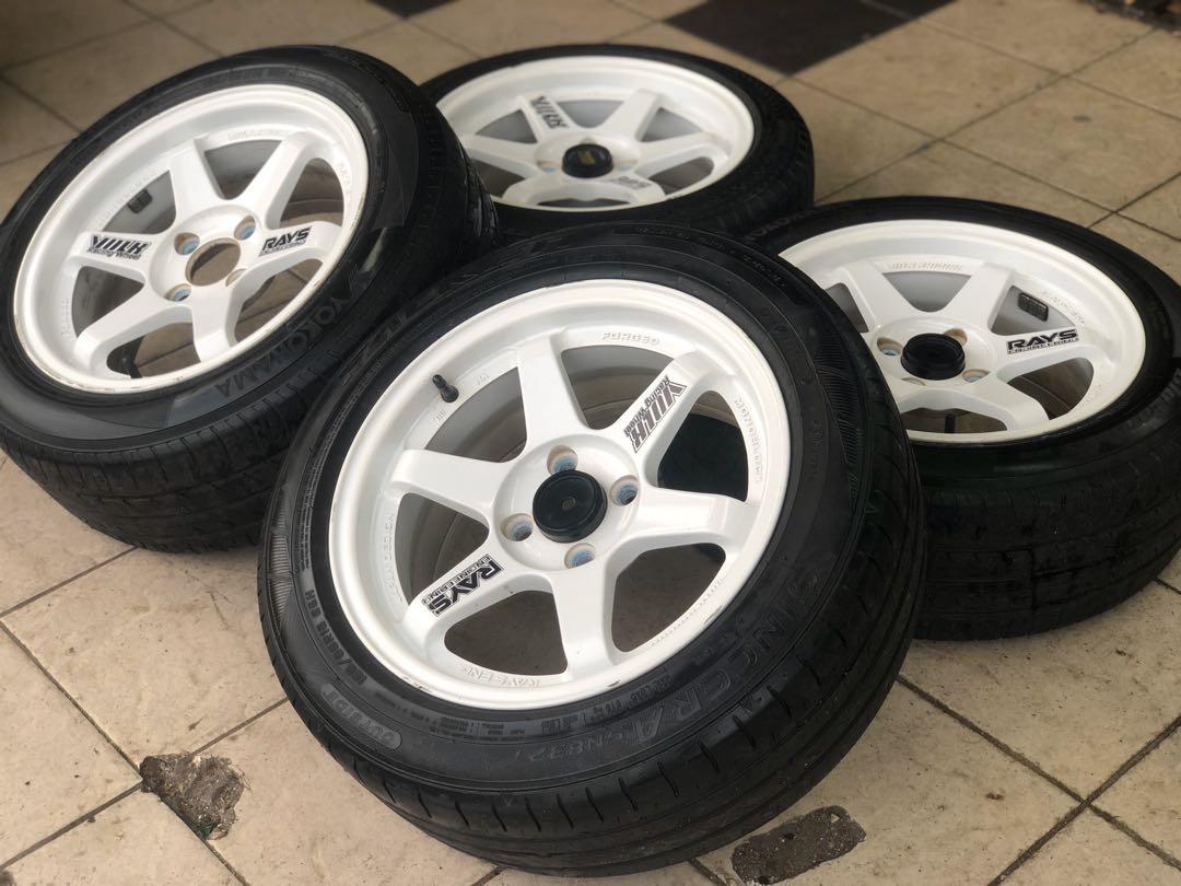 Sport Rim TE37 SL 15, Auto Accessories on Carousell