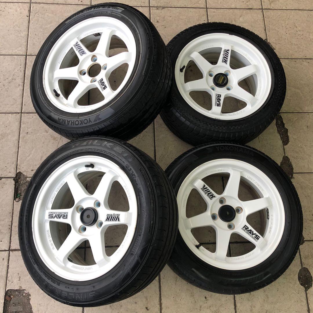 Sport Rim TE37 SL 15, Auto Accessories on Carousell