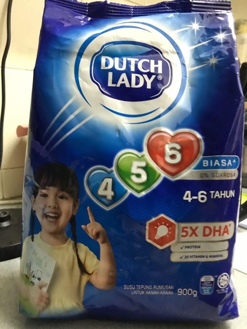 Susu Dutch Lady 456 Biasa 900g Babies Kids Nursing Feeding On Carousell