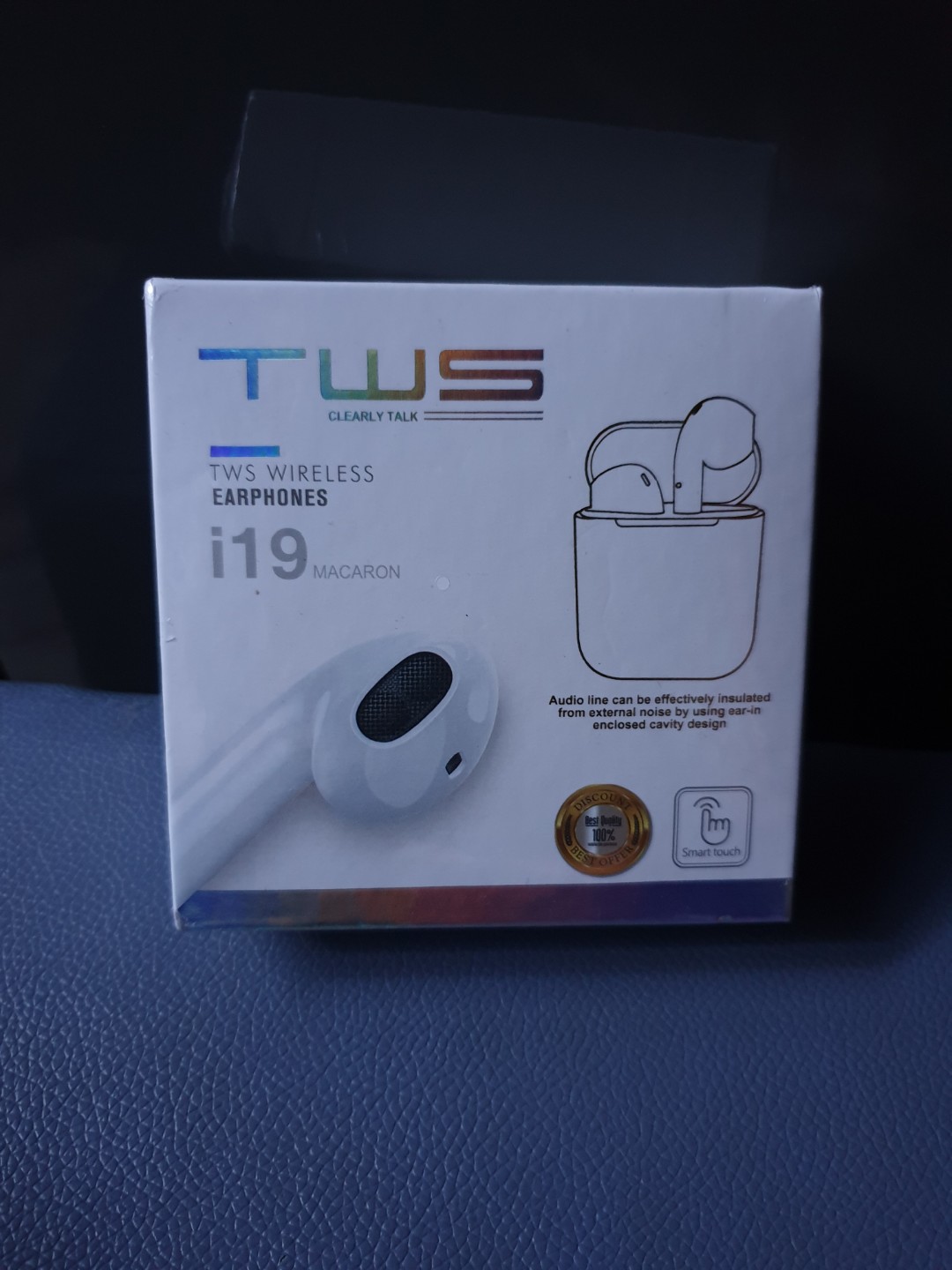 Tws wireless earphones i19 macaron top