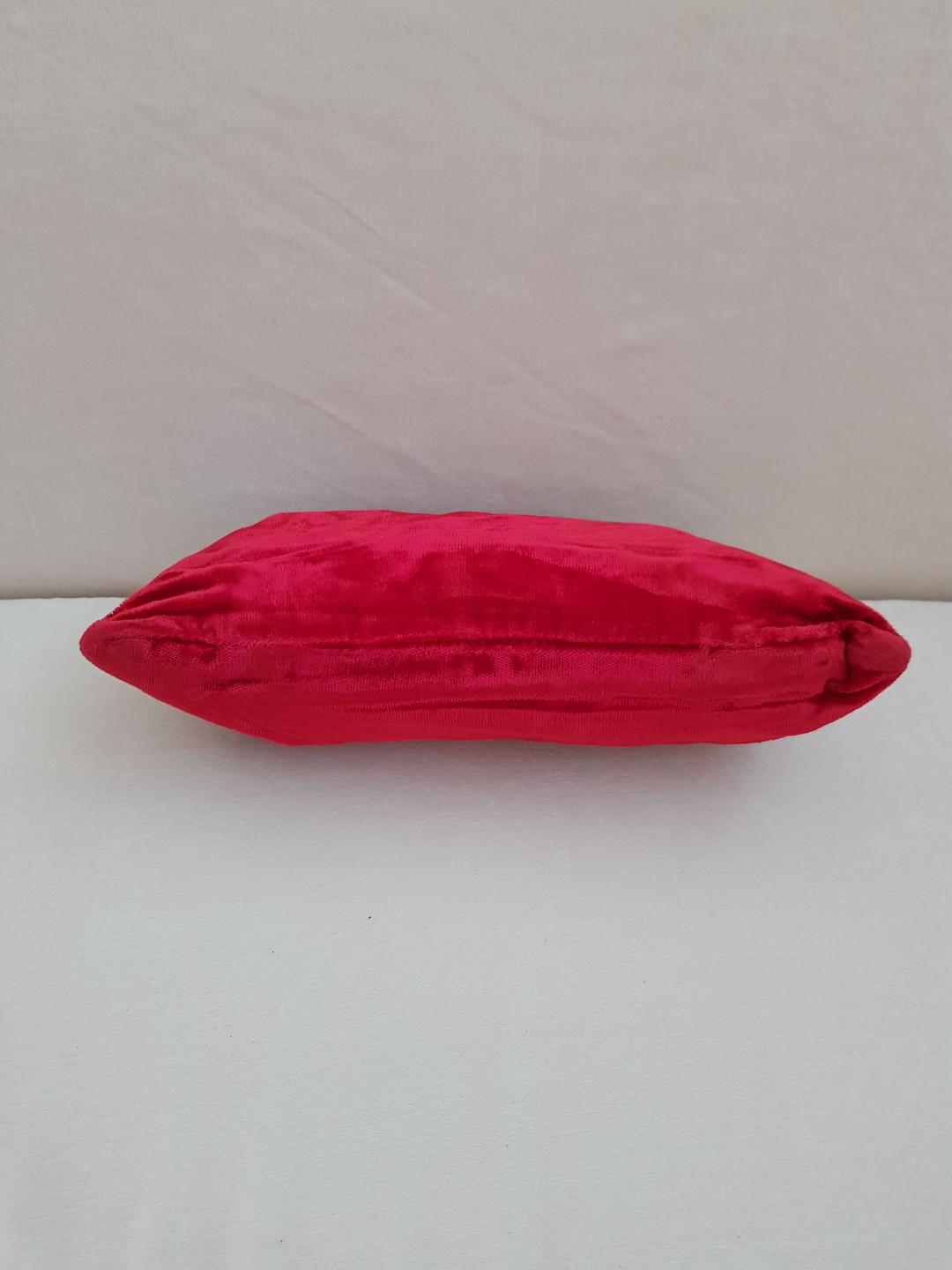 Red velvet clutch clearance