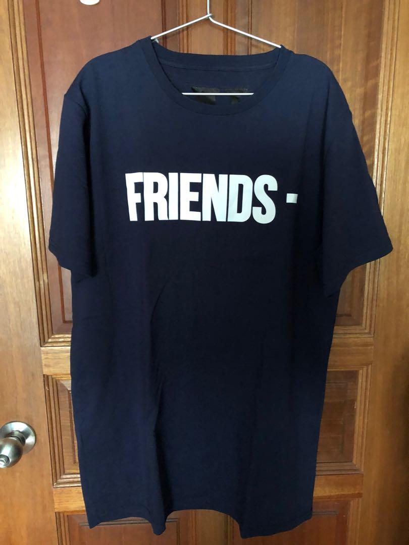 Navy blue sales vlone shirt