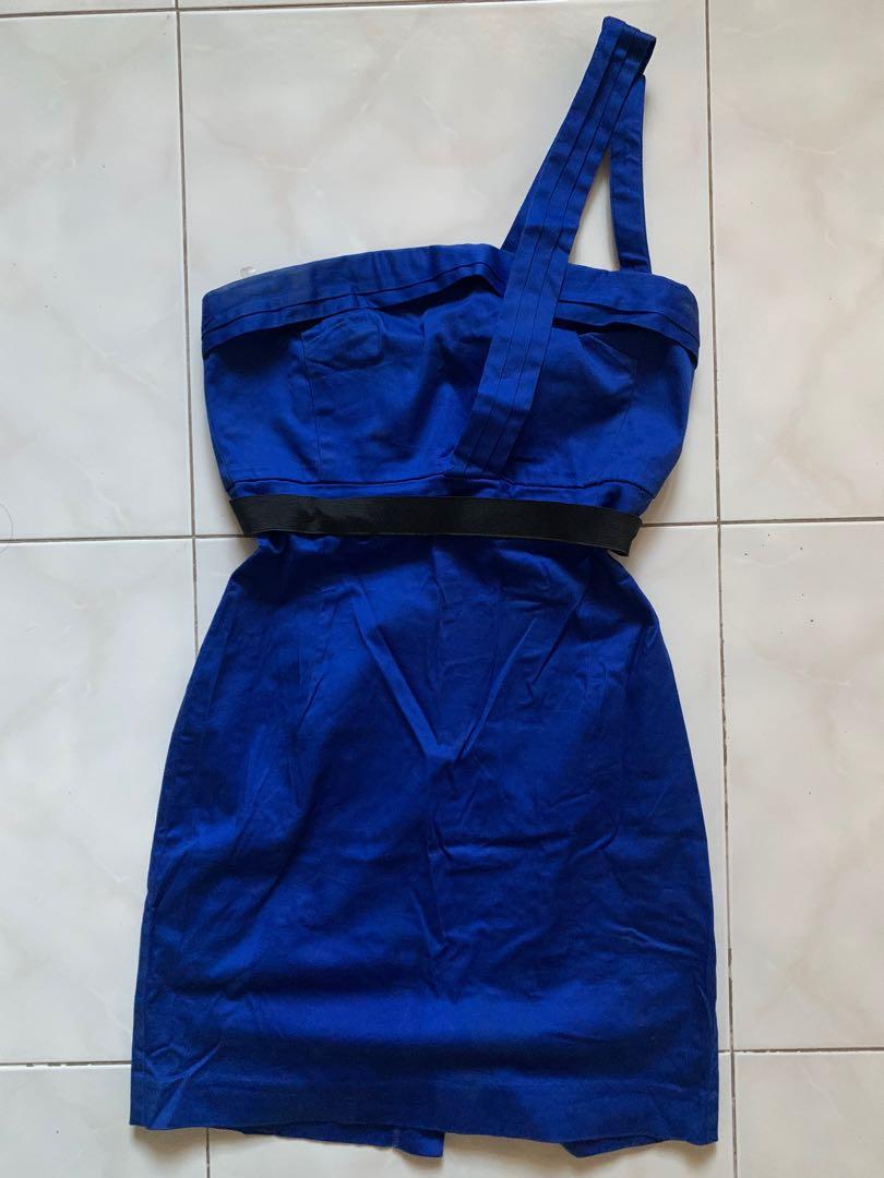 venus royal blue dress