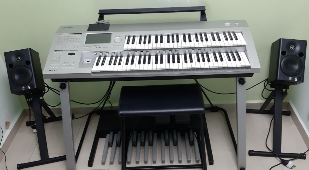 Yamaha double cheap keyboard organ