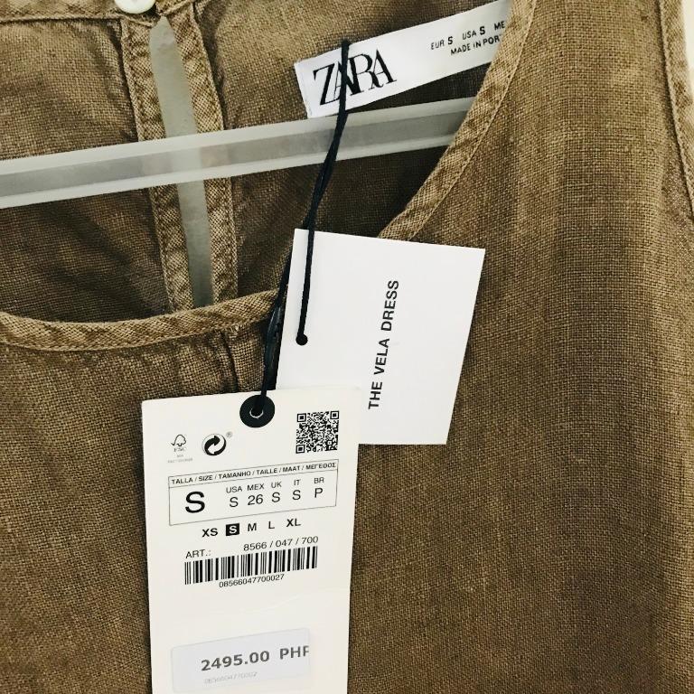 ZARA Linen Brown Dress (Category: Dresses) located in Manila. Submitted by chicsociety (Listing ID 270676814, Image 3). Description: .