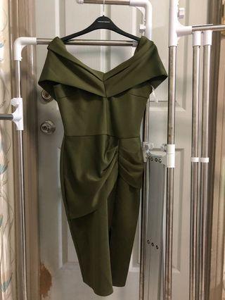 Apartment Eight Olive Green Dress