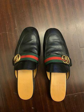 Gucci 拖鞋 男生G8 / 有鞋盒紙袋 / 鞋頭有些刮傷