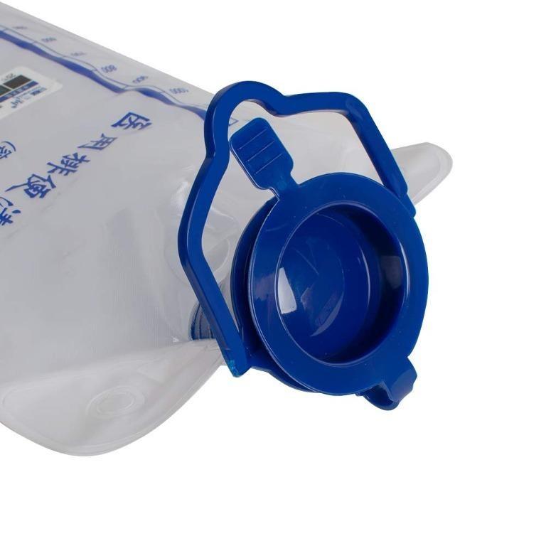 3873) Denshine Reusable Enema Bag Kit, 1.2L Silicone Enema Bag for