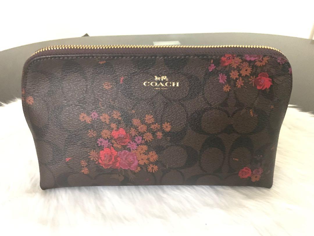 Authentic Brand New COACH COSMETIC CASE 22 Luxury Bags Wallets on Carousell