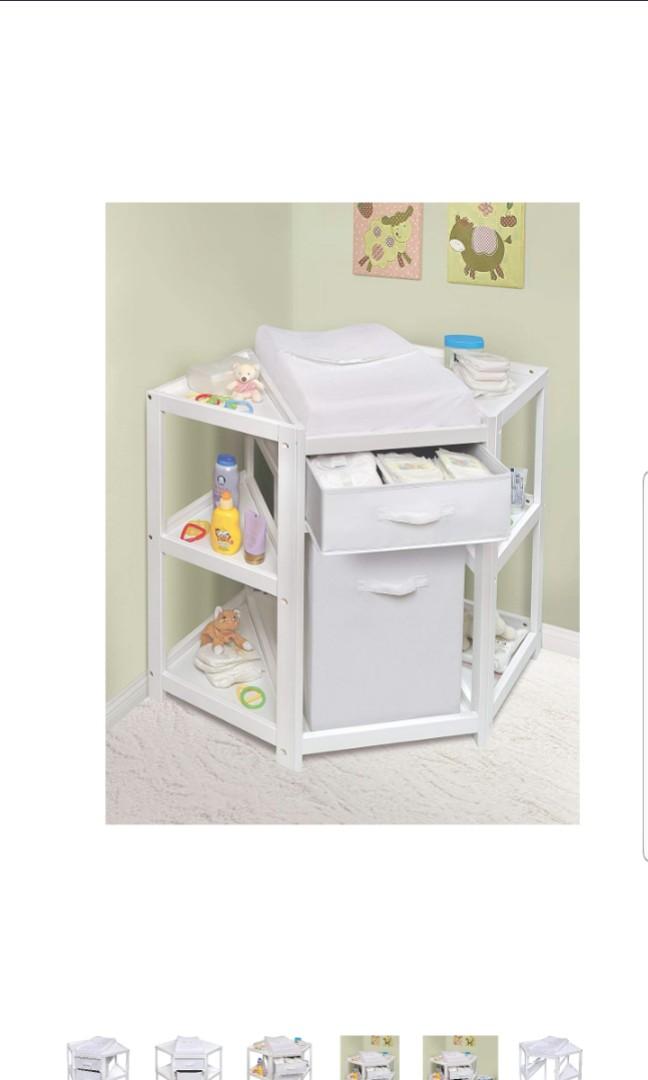 badger corner changing table