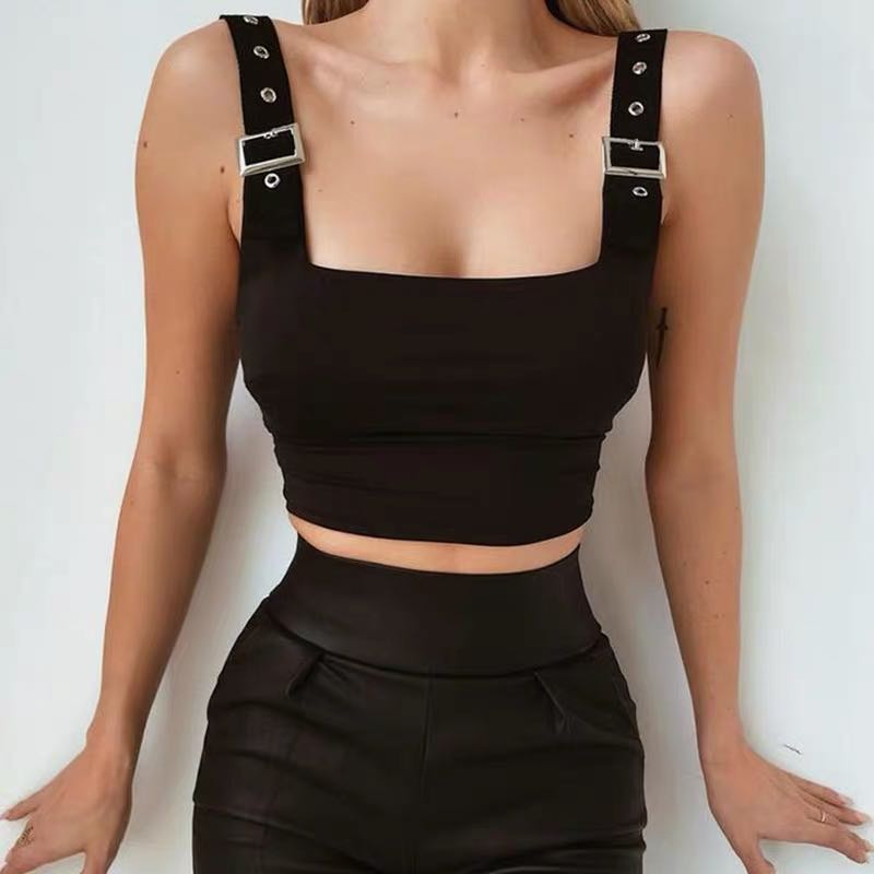 belted crop top