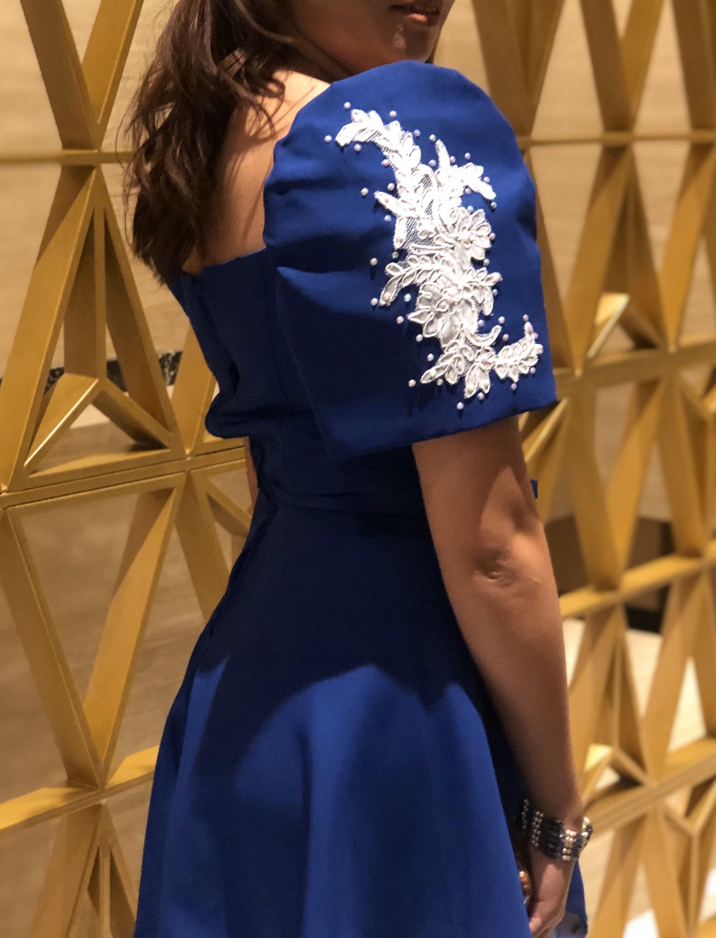 Blue filipiniana clearance