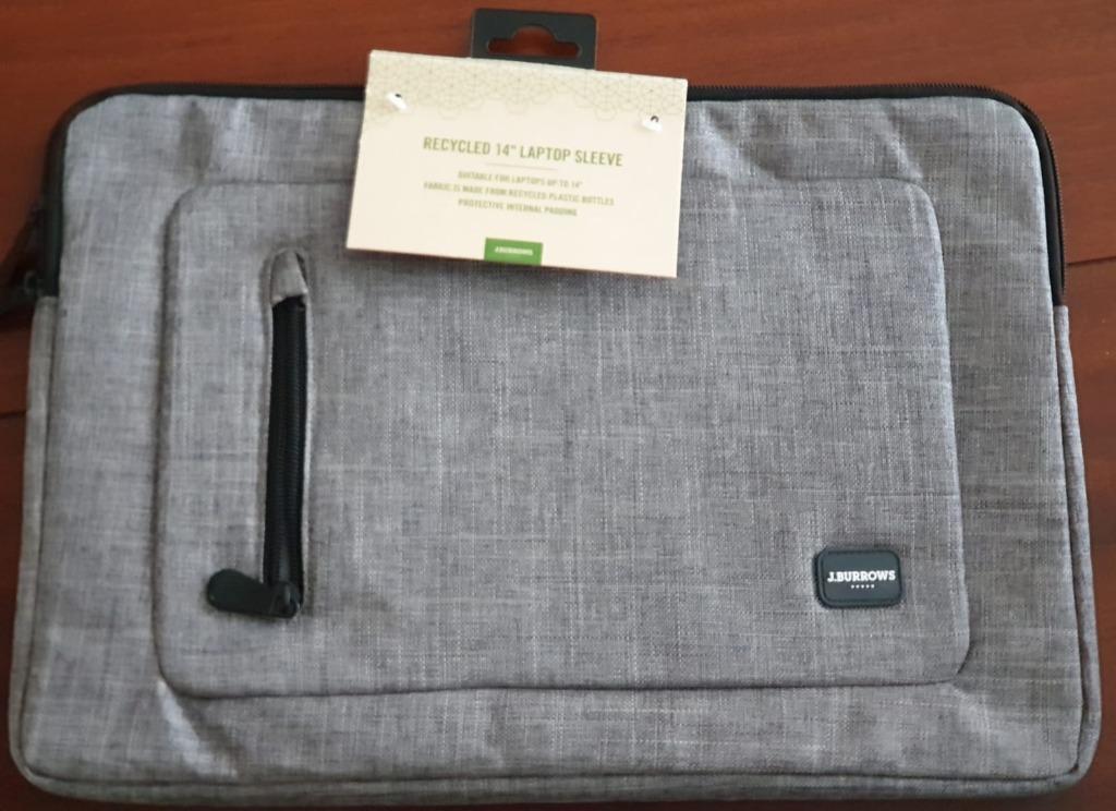 BNWT J.Burrows 14 Recycled Laptop Sleeve Grey Everything Else on Carousell