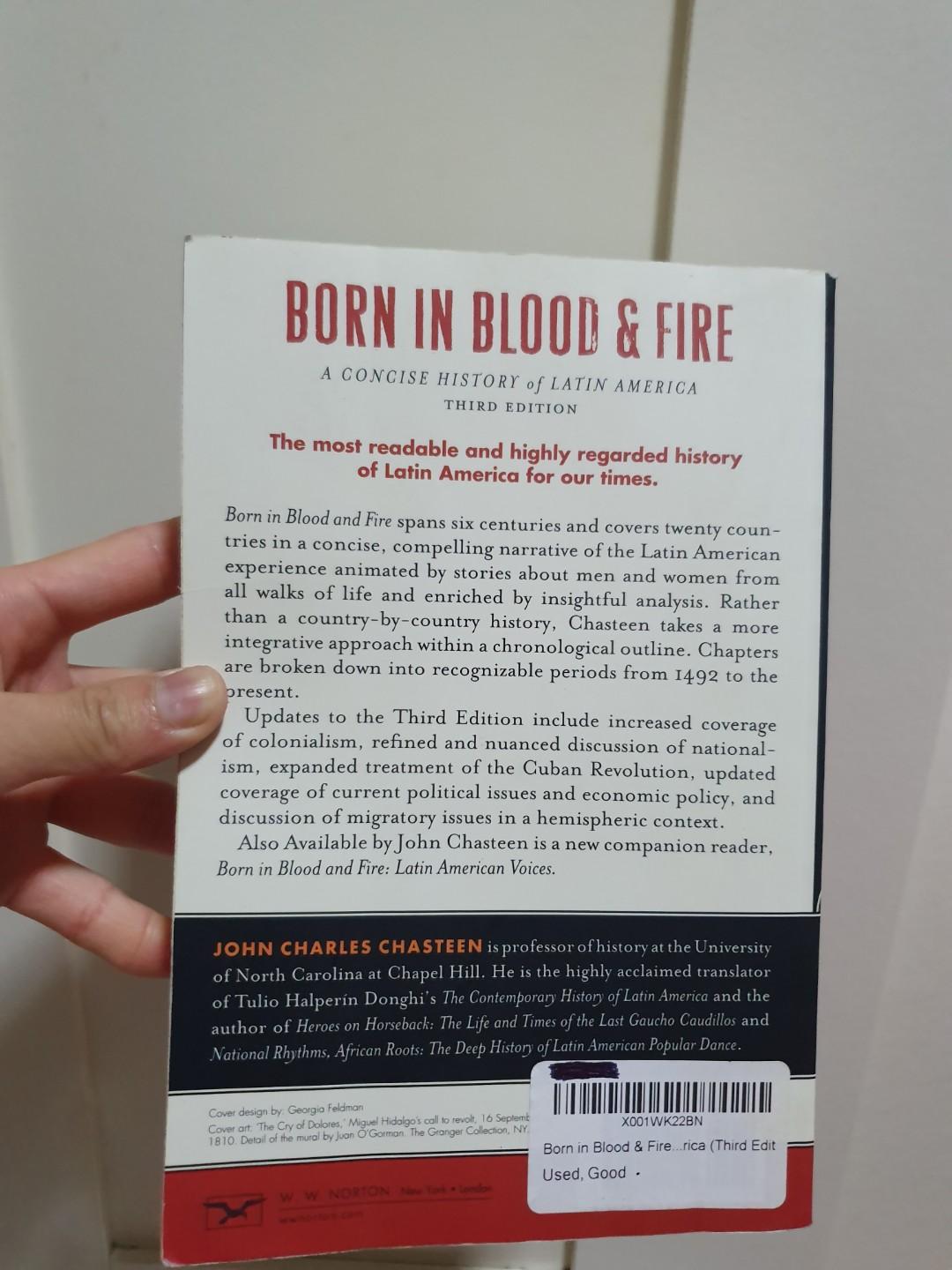 Born In Blood Fire 3rd Edition Books Stationery Fiction On
