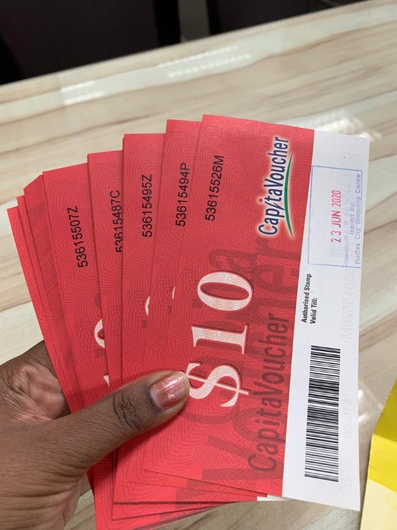 Capital Mall VoucherWorth 300, Tickets & Vouchers, Vouchers on Carousell