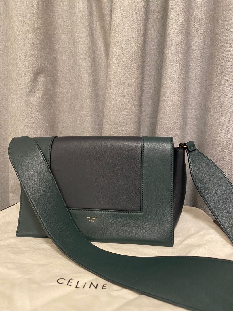 Celine Frame Bag Dark green Navy