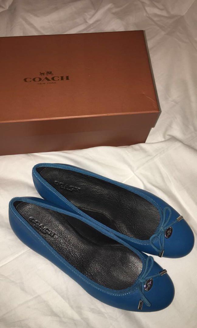 COACH Lara Silk Nappa Flats Women s Fashion Shoes on Carousell