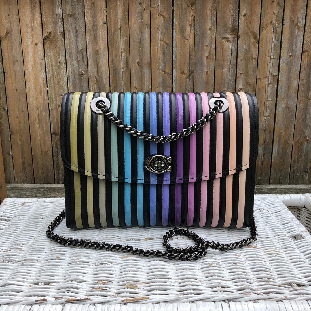 Coach, Bags, Coach Large Wristlet With Ombre Quilting Imchalk