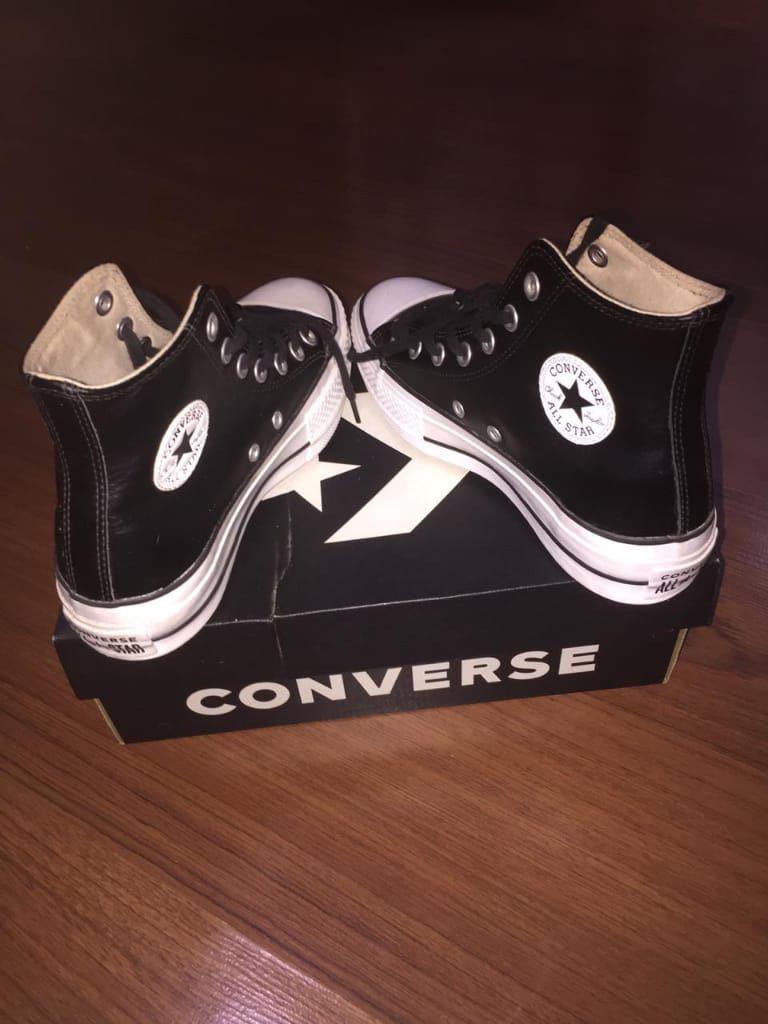 clean leather platform chuck taylor