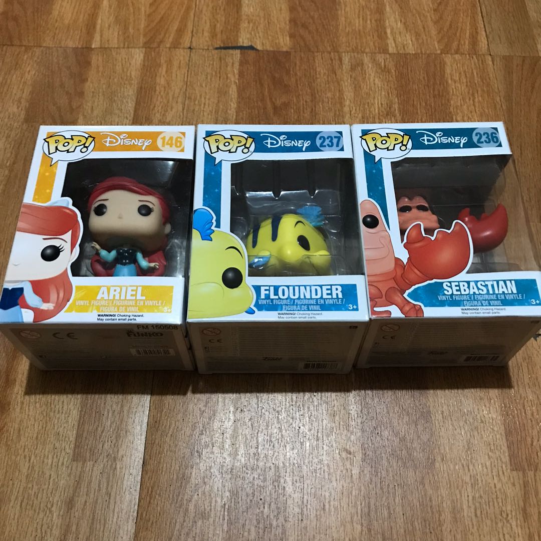 funko pop sebastian little mermaid