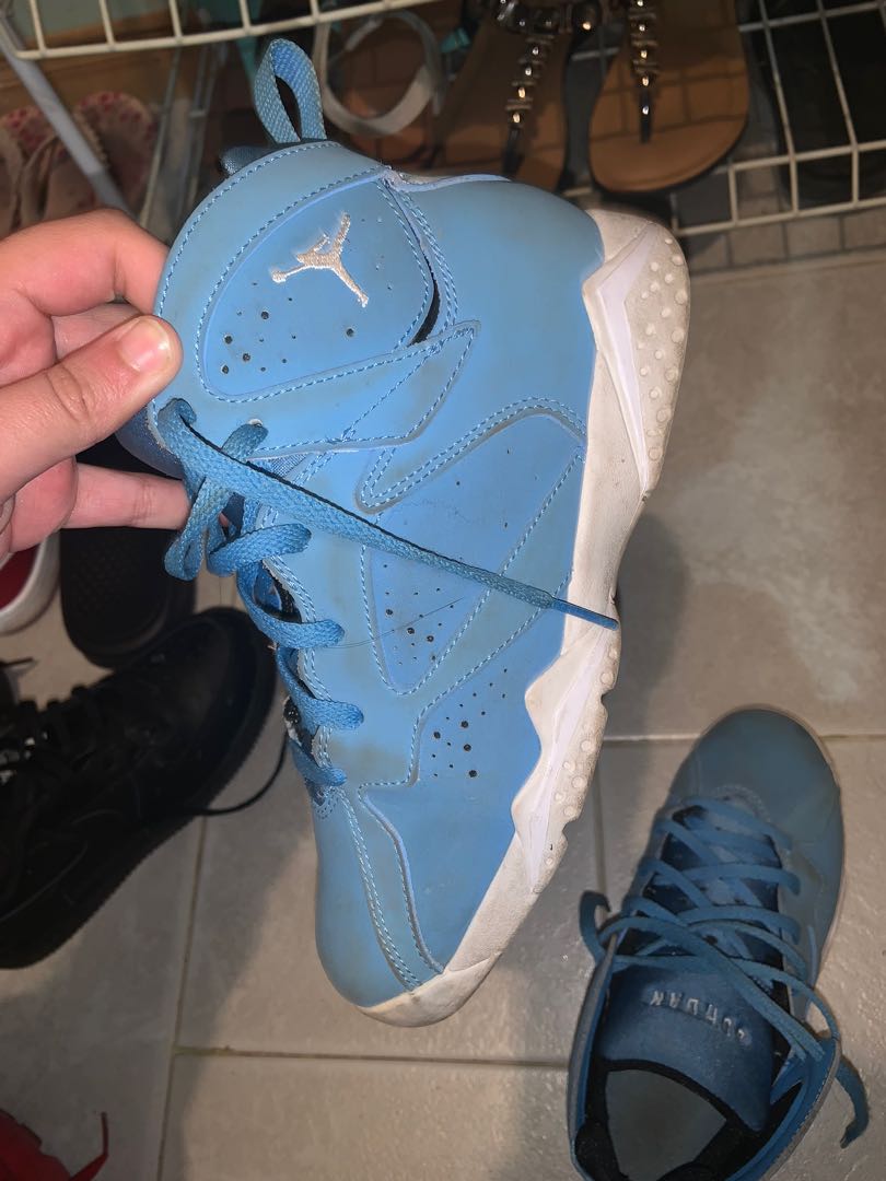 Jordan retro 7 baby blue sales