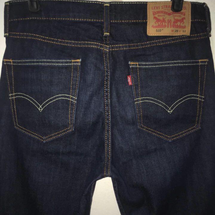 Levis 510 broken sales raw