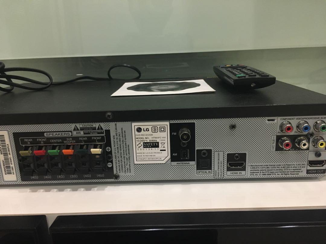 LG DVD Home Cinema System, TV & Home Appliances, TV & Entertainment