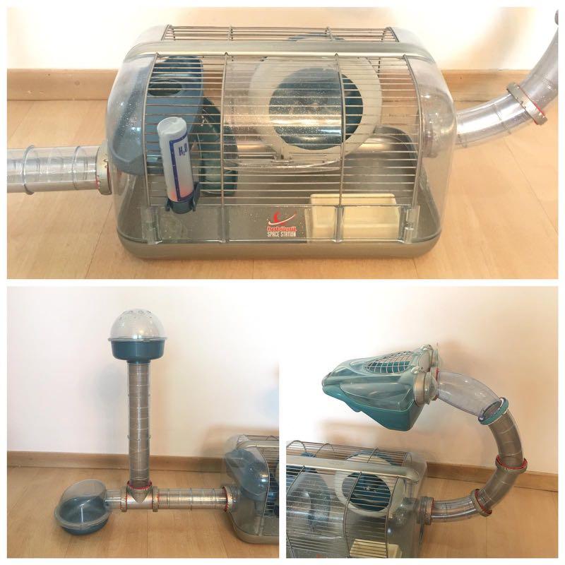 Habitrail space top station hamster cage