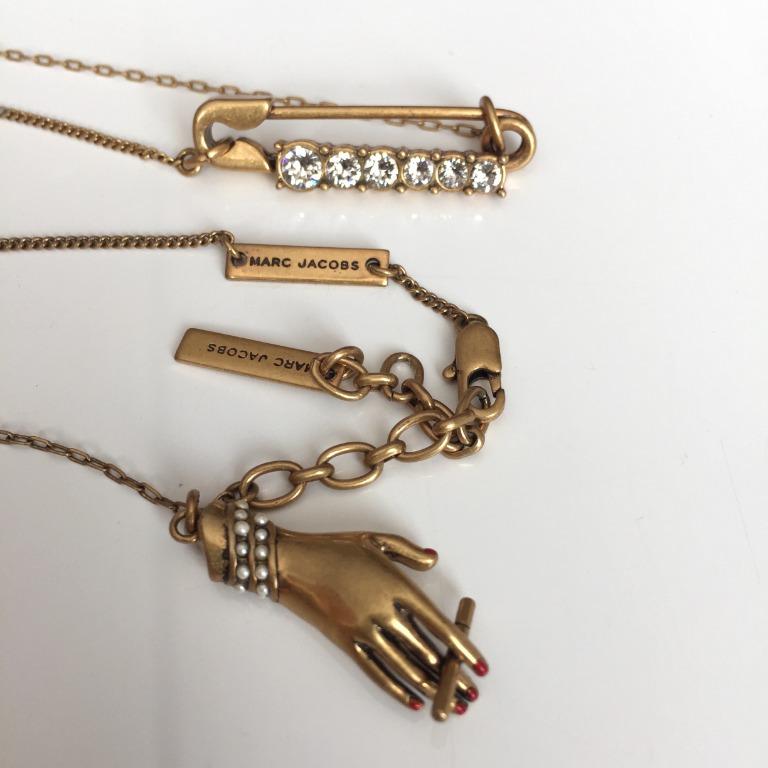 Marc Jacobs Necklace with Hand Pendant