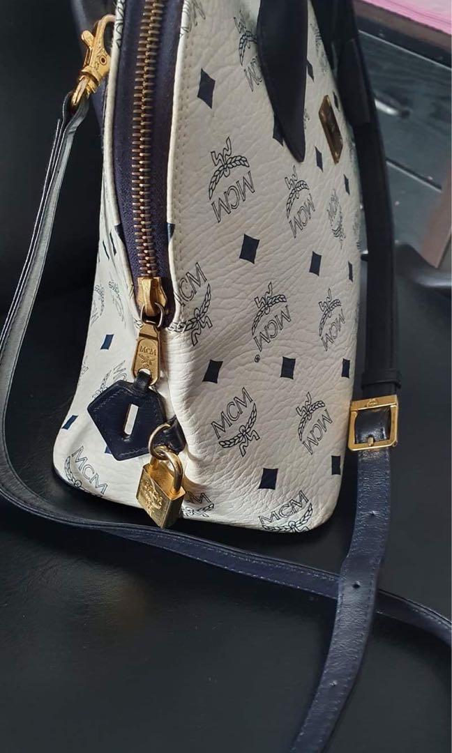 MCM 2 way (Category: Luxury Bags & Wallets) located in Angeles City. Submitted by cschoi (Listing ID 270762711, Image 3). Description: Authentic preloved MCM alma 2way. made in germany. Preloved but well loved.