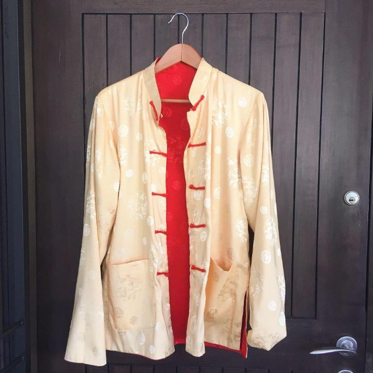 Oriental Noble Full Silk Men's Sam Foo, Men's Fashion, Tops & Sets ...