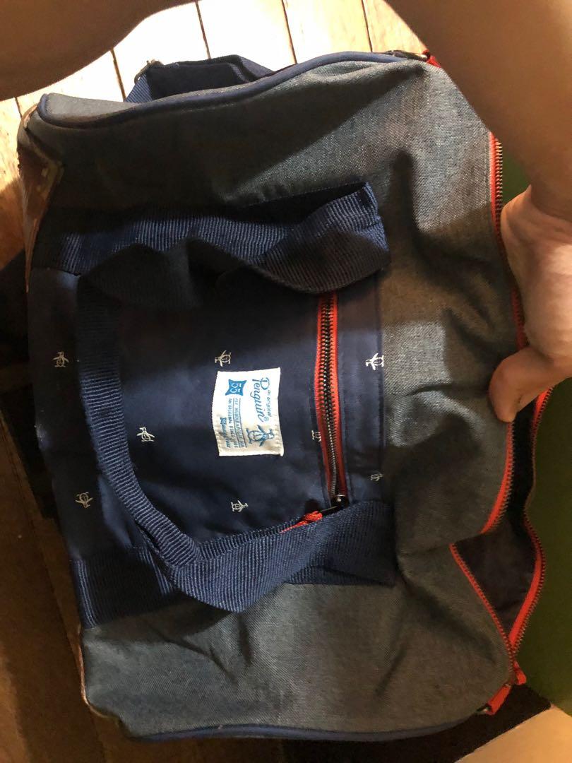 original penguin duffle bag