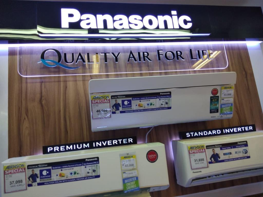 Panasonic Standard Inverter Split Type Aircon Home Furniture Home Appliances Air Conditioning And Heating On Carousell