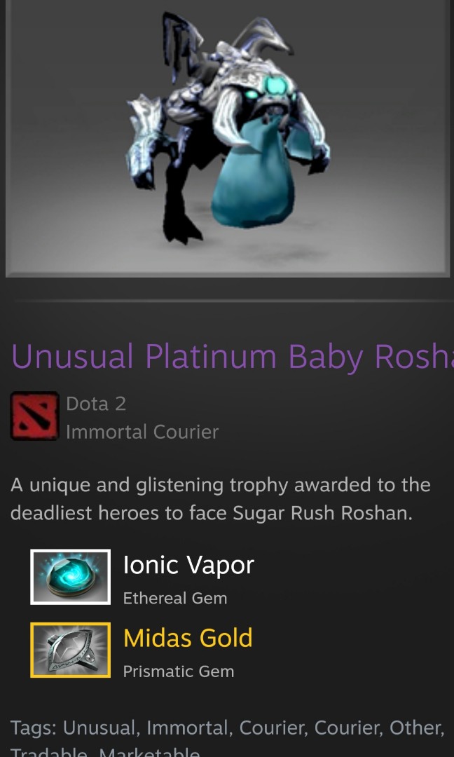 Platinum Baby Roshan Dota2 Toys Games Video Gaming In Game Products On Carousell Pour réaliser une recharge mobile, entrez le numéro de téléphone à recharger puis achetez la carte. carousell