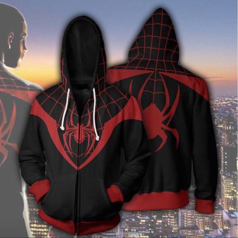 Red spiderman hoodie hotsell