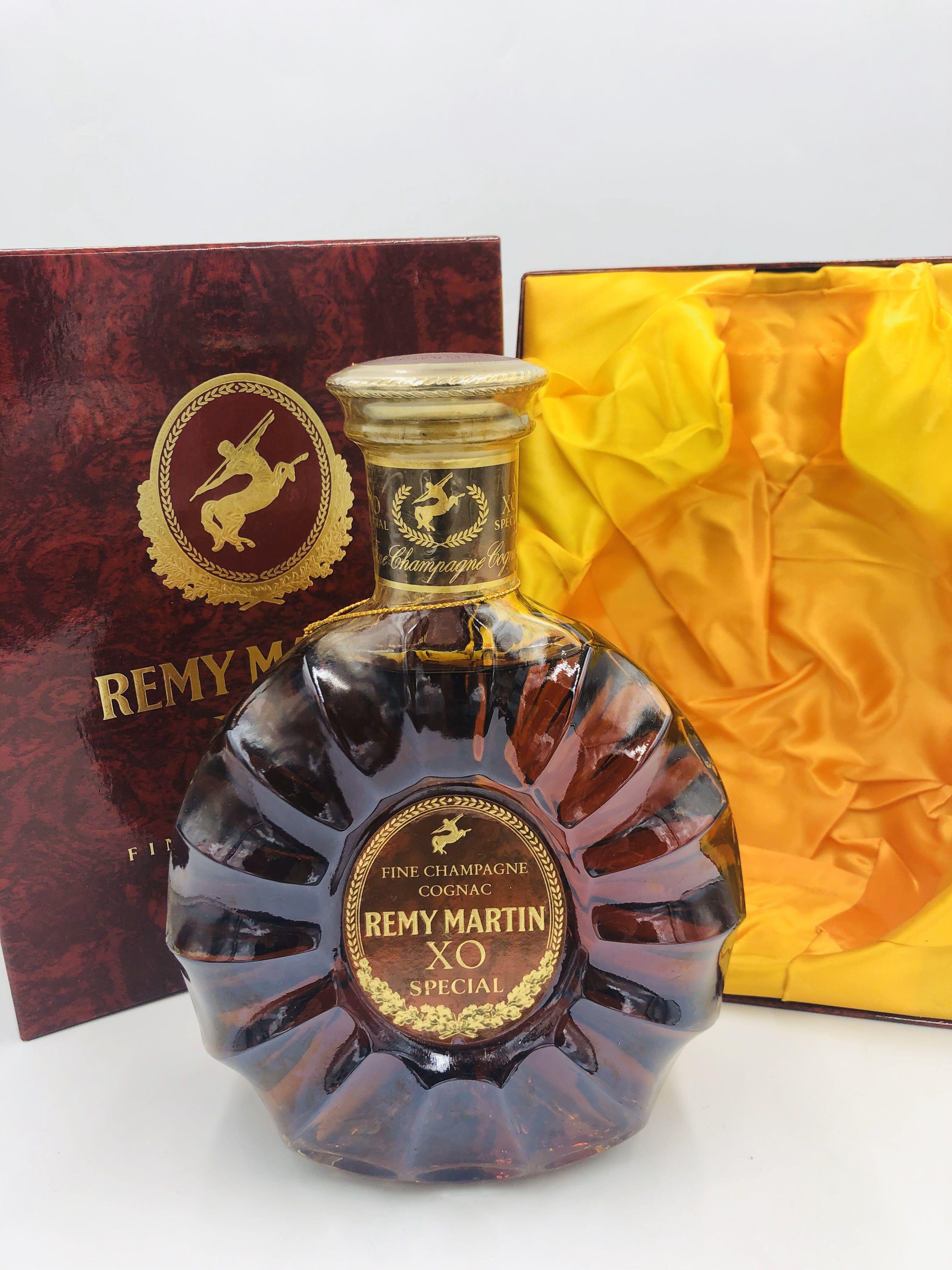 Remy Martin Xo Special Cognac 700ml 80年代人頭馬干邑禮盒裝, 嘢食 