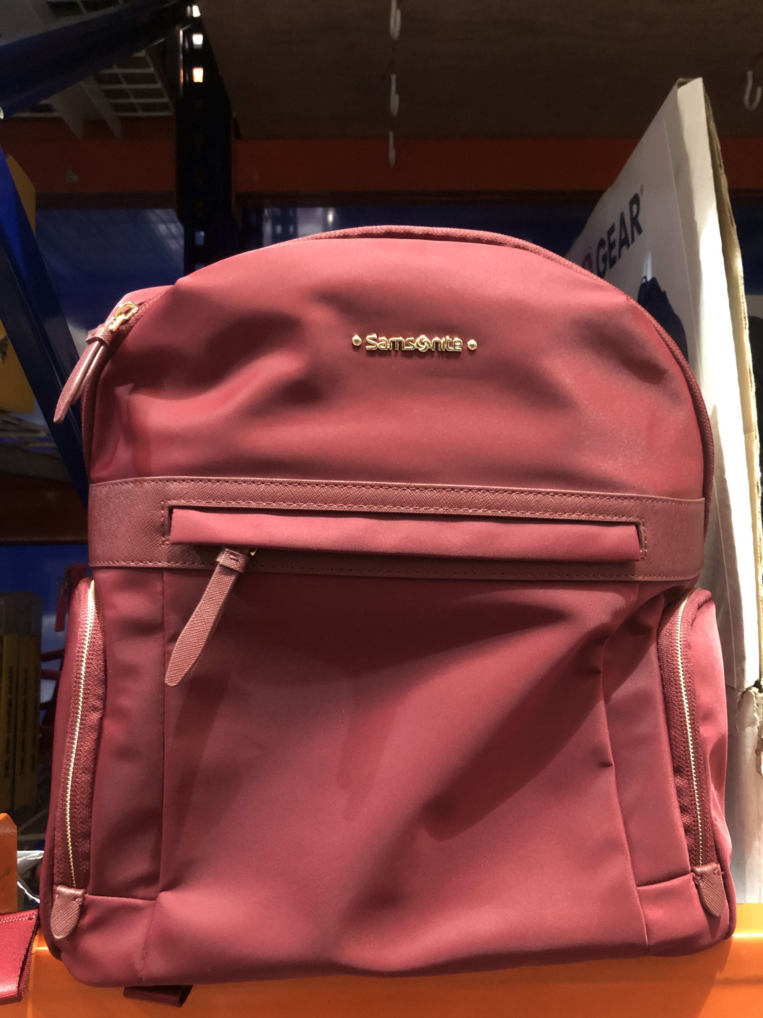 Samsonite red ladies 2024 backpack