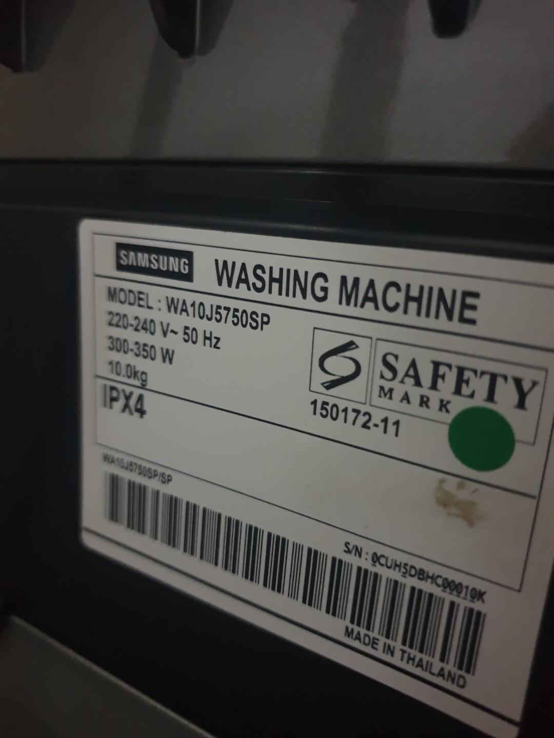 Samsung Digital Inverter Dual Wash Washing Machine Extended Warranty till Feb 2022, TV & Home