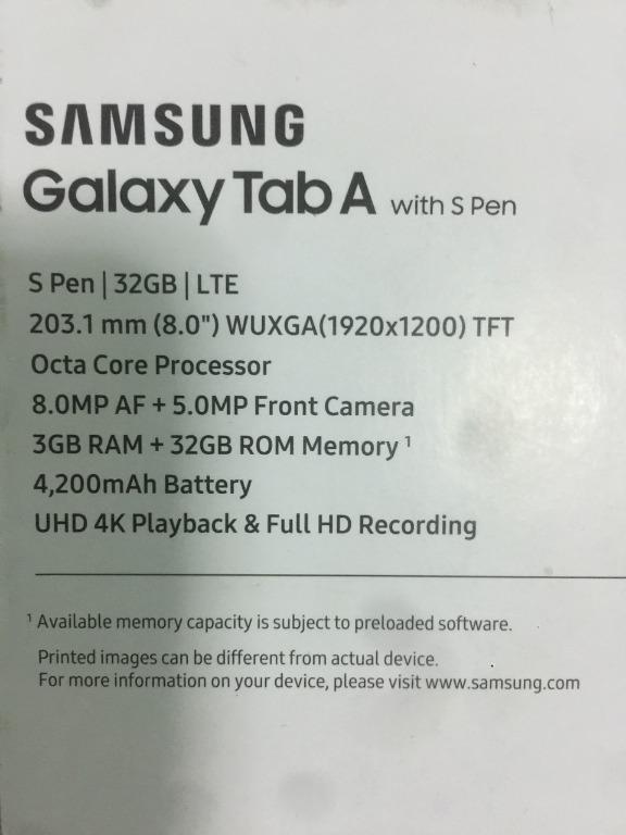 Samsung tab A8 with S pen, Mobile Phones & Gadgets, Tablets, Android on