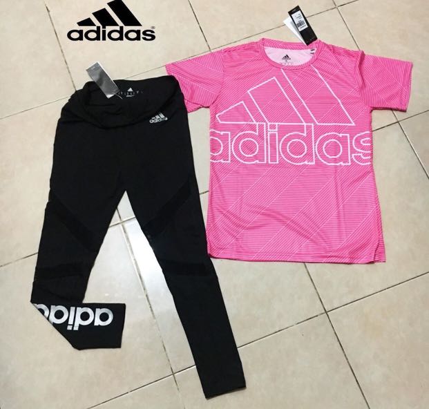 baju set adidas