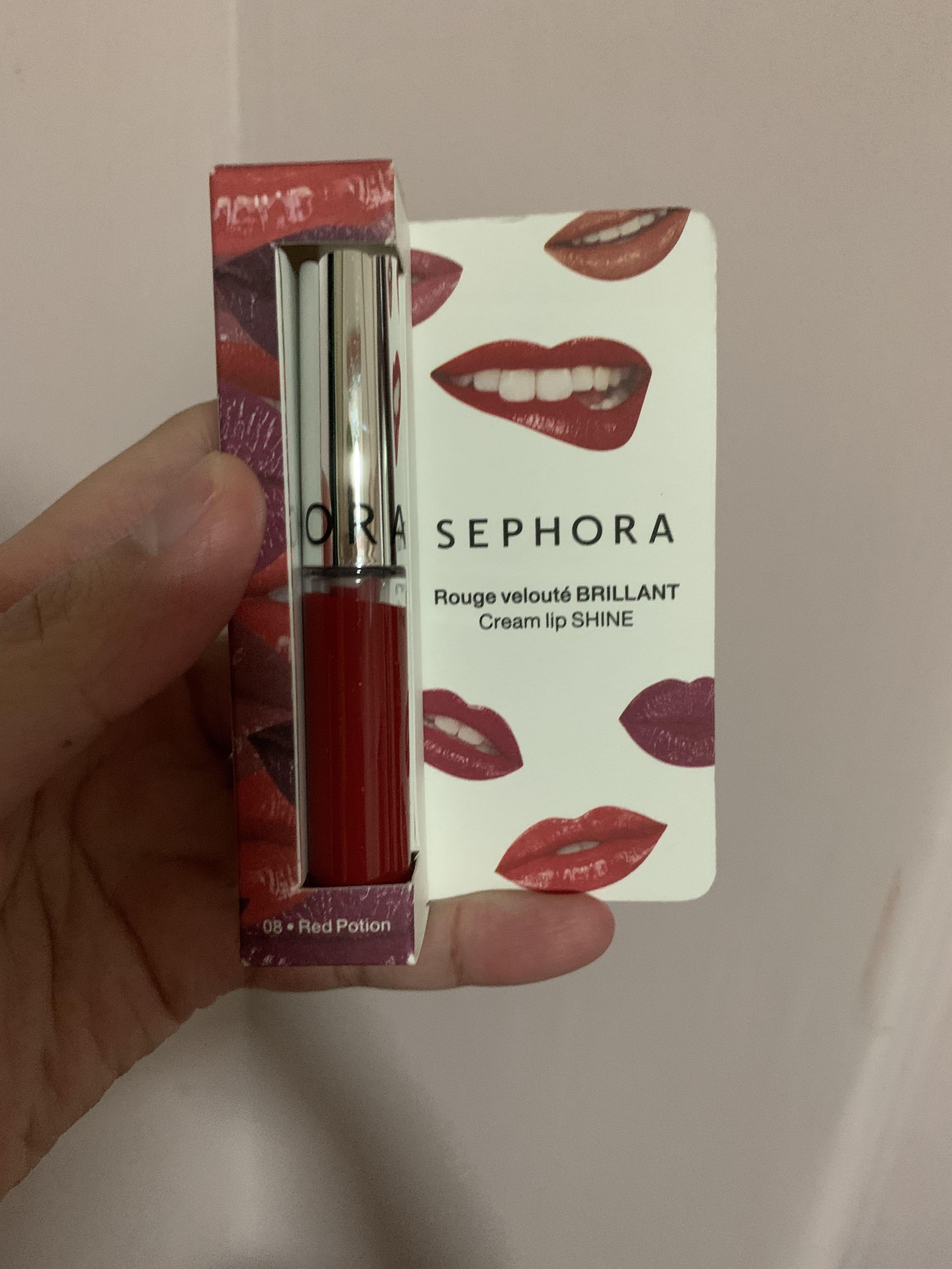 Sephora Rouge lip cream shade 08 red potion (Category: Makeup) located in Quezon City. Submitted by maquillage_php (Listing ID 270889566, Image 1). Description: Brand new in box deluxe size sephora lip cream. 5ml full size retails p780 on sephora ph. #IWD2020.