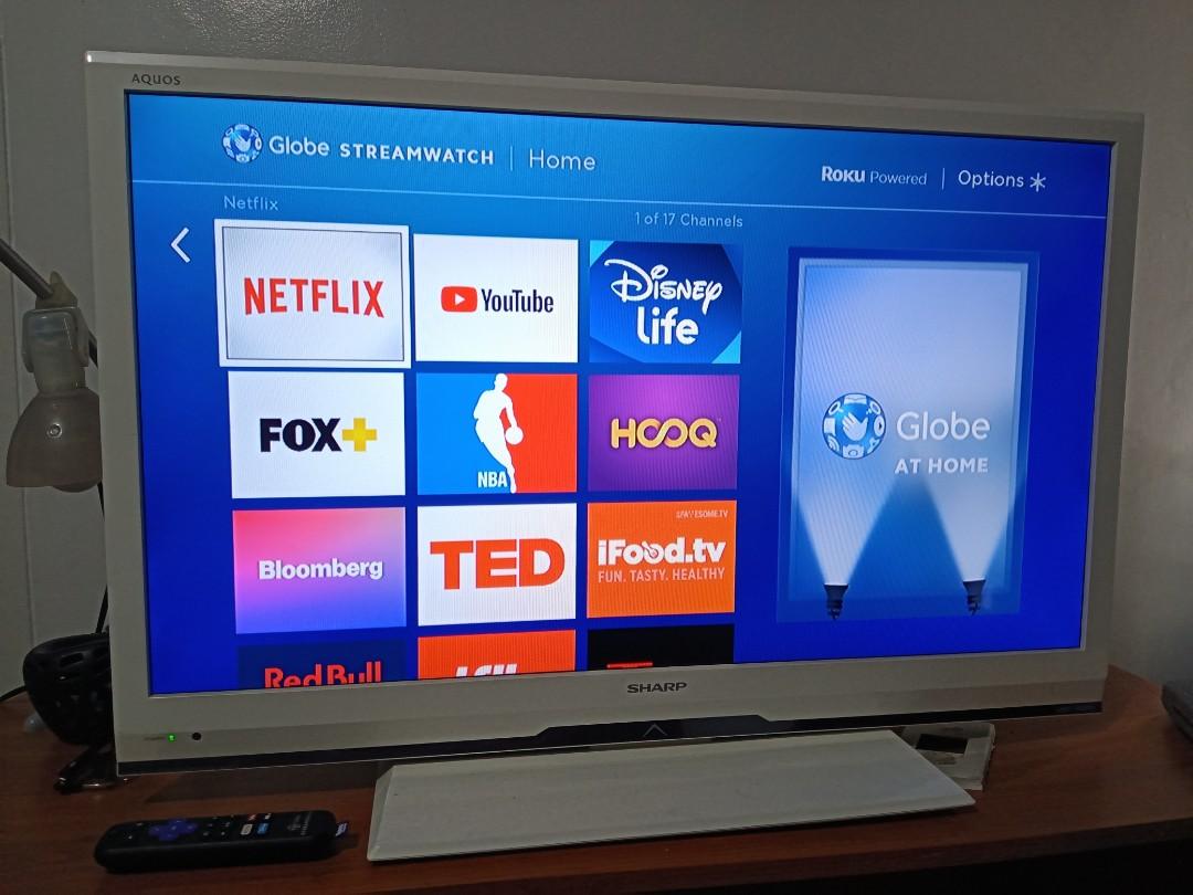 Sharp 32" LED TV with Roku, TV & Home Appliances, TV & Entertainment
