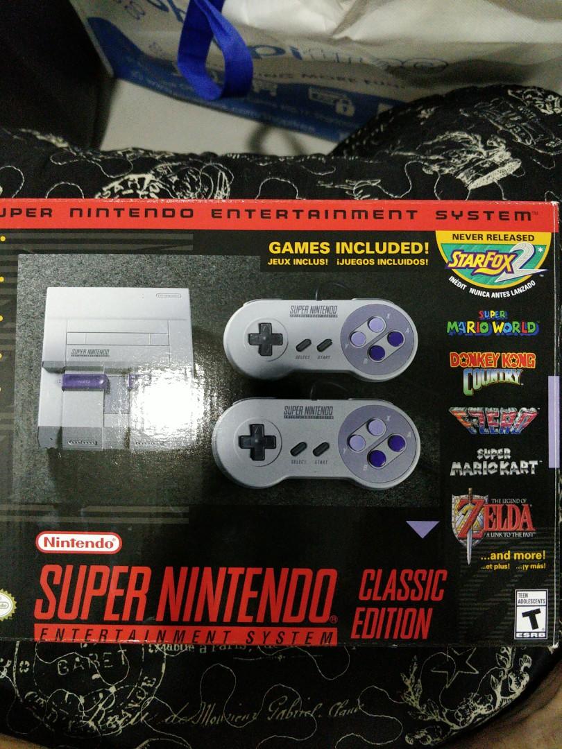 Super Nintendo Classic Edition Video Gaming Video Games Nintendo On Carousell