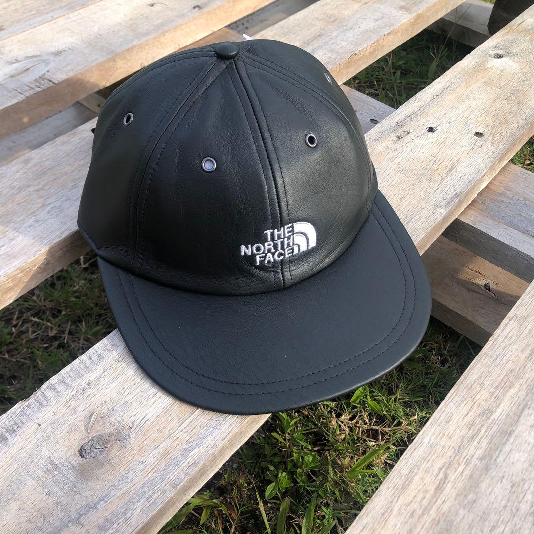 Supreme north face leather hat deals