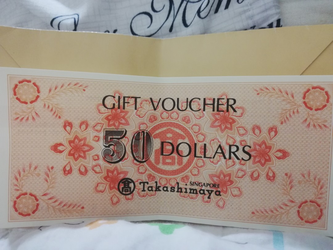 Takashimaya voucher, Tickets & Vouchers, Vouchers on Carousell