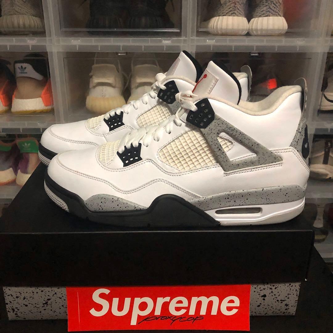 air jordan 4 retro white cement