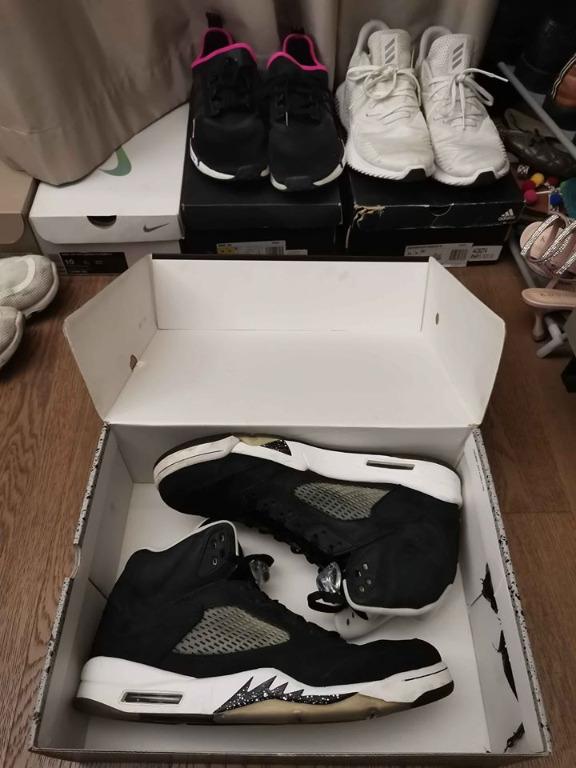 WTS Air Jordan 5 Retro Size 14 US (Category: Sneakers) located in Makati City. Submitted by viper353 (Listing ID 270752693, Image 3). Description: WTS: Air Jordan 5 Retro "Oreo". PM your offers. You know its worth. Quite clean, well preserved. With original box. May also trade to your US 10 Jordan (same model or J13), Nike, Adidas. Preferably pick up. If shipping, pay first (can do gcash) and buyer arrange for shipping/lalamove. Meetups only at: 