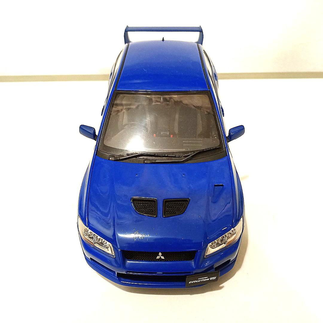 1 18 Mitsubishi Lancer Evo Vii 7 Blue AUTOart Model Car Hobbies Toys 1-18-mitsubishi-lancer-evo-vii-7-blue-autoart-model-car-hobbies-toys